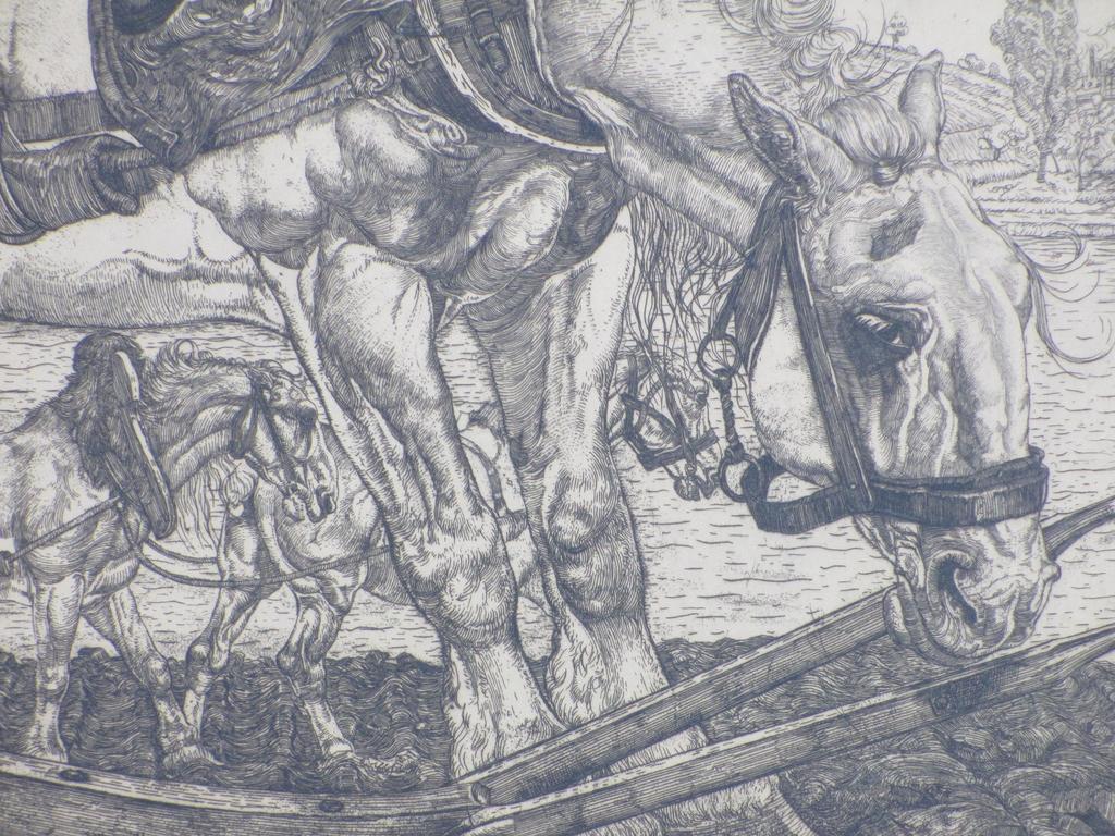 Pieter Dupont, Ploegpaard aan de oevers der Seine, Ets op koper kopen? Bied vanaf 150!