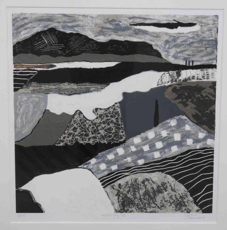 Ronald Boonacker: Zeefdruk, Night Sky III - Ingelijst kopen? Bied vanaf 50!