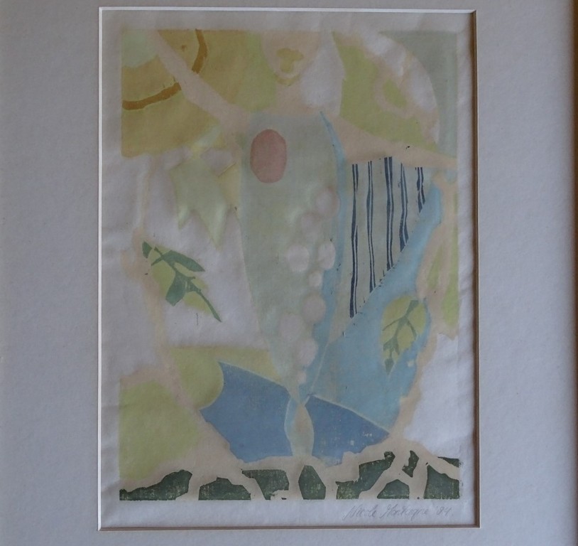 Nicole Montagne (1961), sjabloondruk, onbekend, gesigneerd en ingelijst  kopen? Bied vanaf 35!