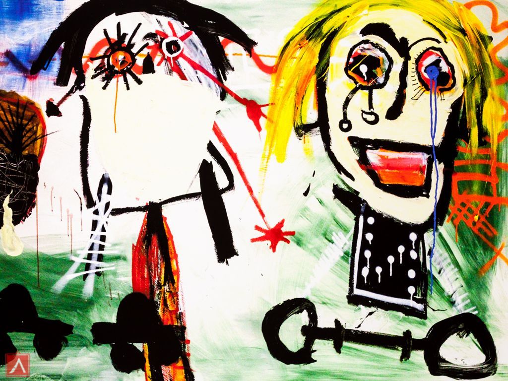 Paul Indrek Kostabi - Loaded Questions - 75 ex, giclee, gesigneerd kopen? Bied vanaf 89!