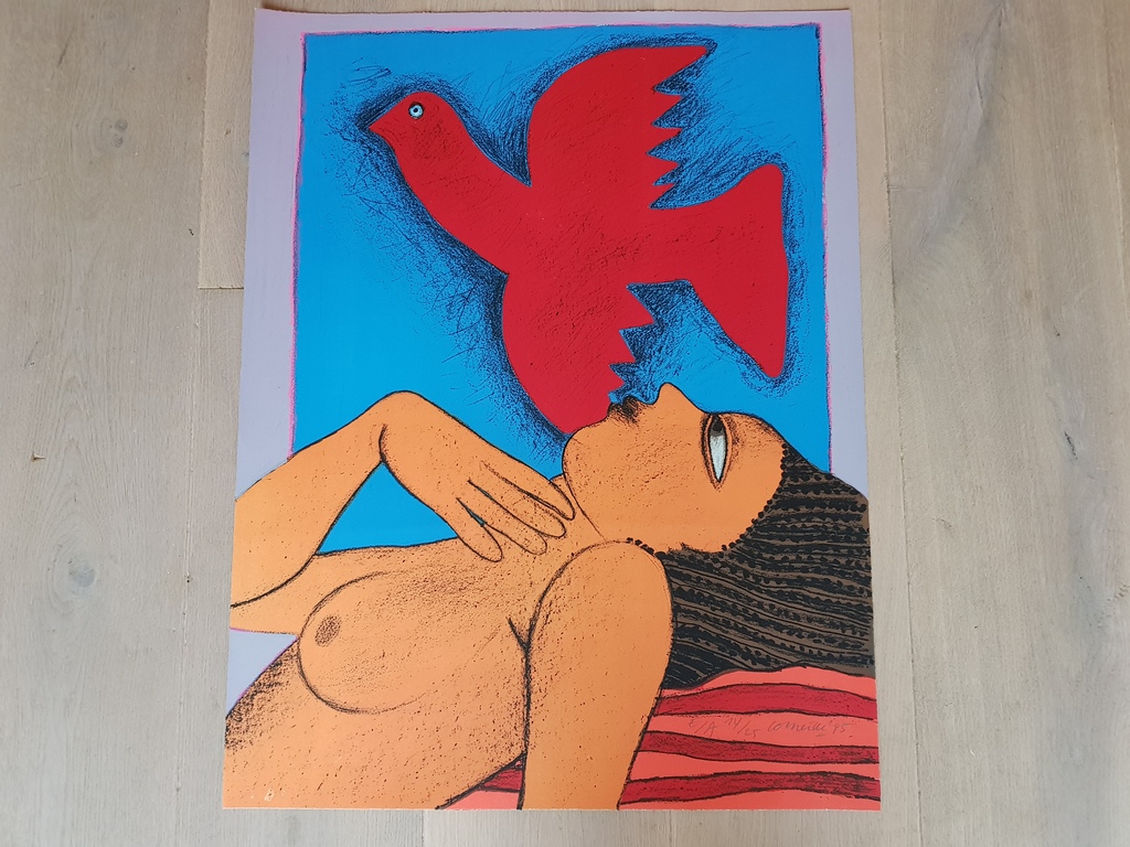 Corneille (1922-2010) - zeefdruk 14/25, gesigneerd en '95 kopen? Bied vanaf 150!