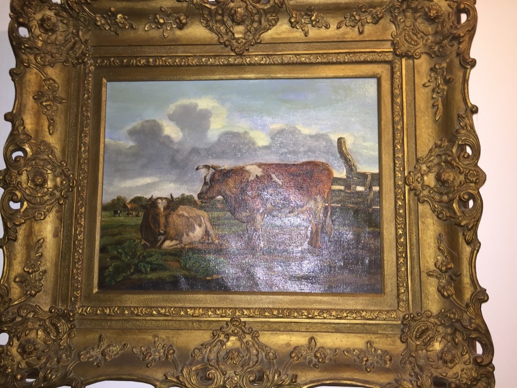 Klassiek schilderij van runderen. kopen? Bied vanaf 500!