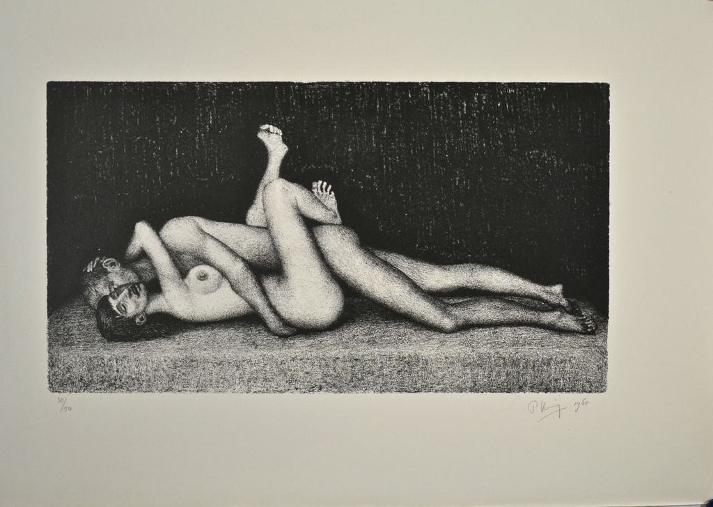 Paul Koning: Litho. Erotische voorstelling. kopen? Bied vanaf 1!