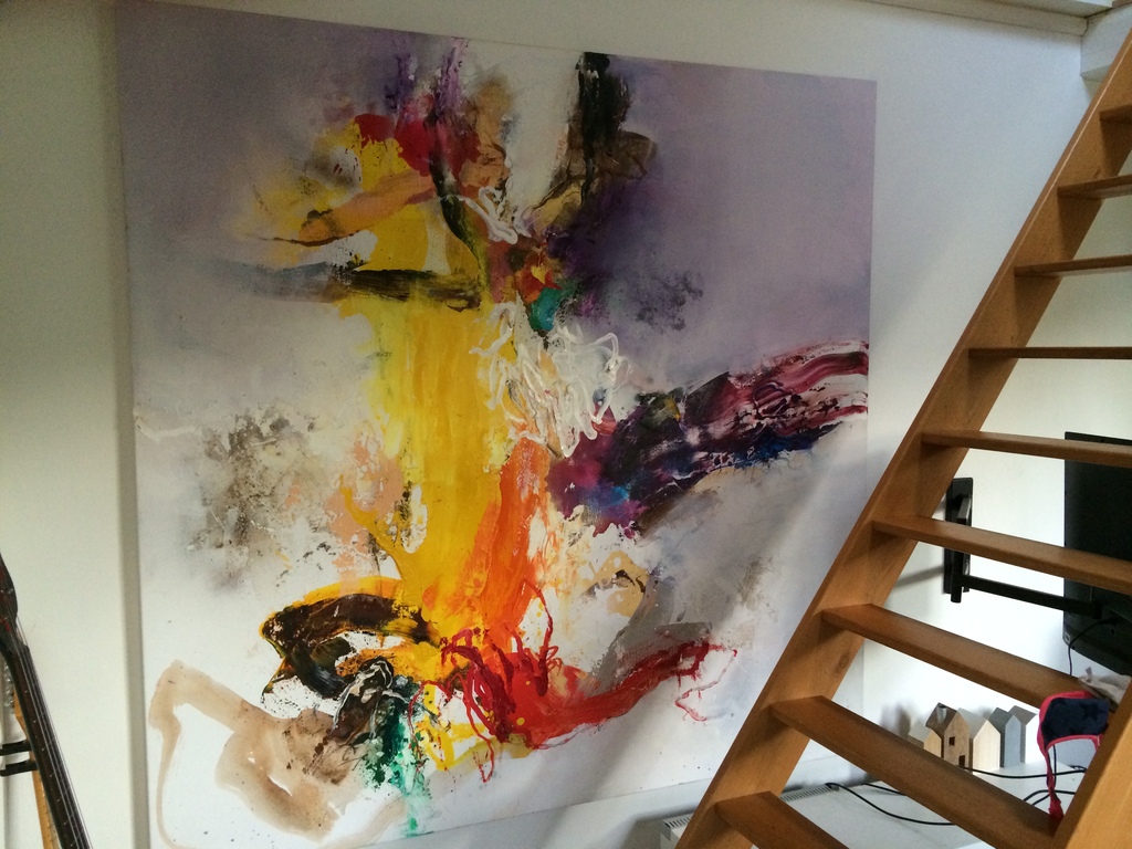 Martin van Dijk, olieverf, Zomerlandschap II, uit 2005 kopen? Bied vanaf 4000!