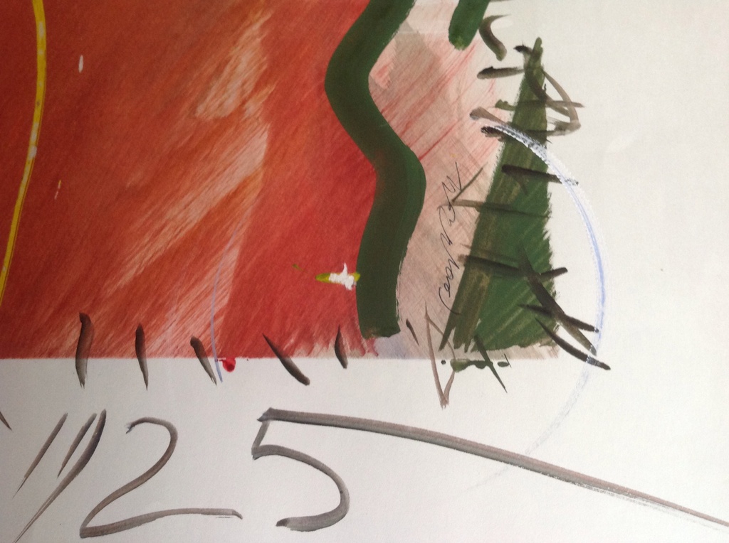 Gesigneerd, verf op papier  kopen? Bied vanaf 1!