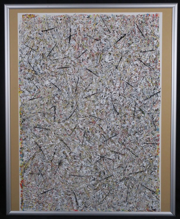 Addy Coumou: Gemengde techniek op papier, Z.T. - Ingelijst kopen? Bied vanaf 70!