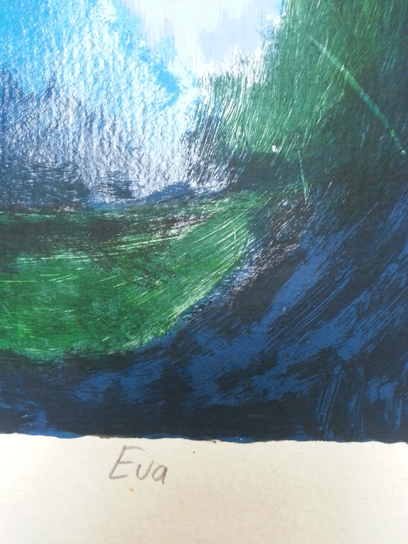 Theo Onnes, zeefdruk op handgeschept papier, titel; " Eva " kopen? Bied vanaf 50!