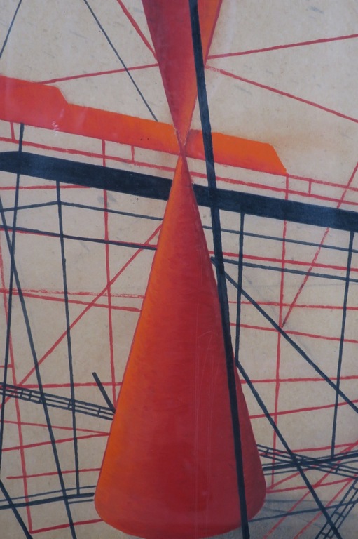 Siet Zuyderland: Gouache op papier, Hangar II - Ingelijst kopen? Bied vanaf 150!