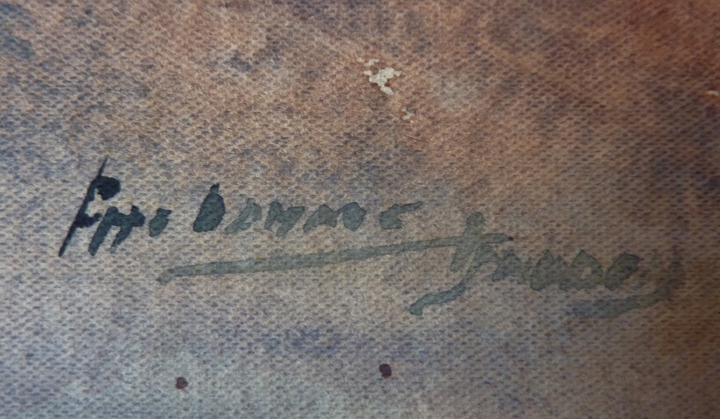 POPPE DAMAVE aquarel IJmuiden kopen? Bied vanaf 40!