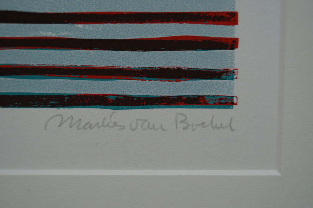 Marlies van Boekel - gesigneerde zeefdruk - Relief 3 kopen? Bied vanaf 1!
