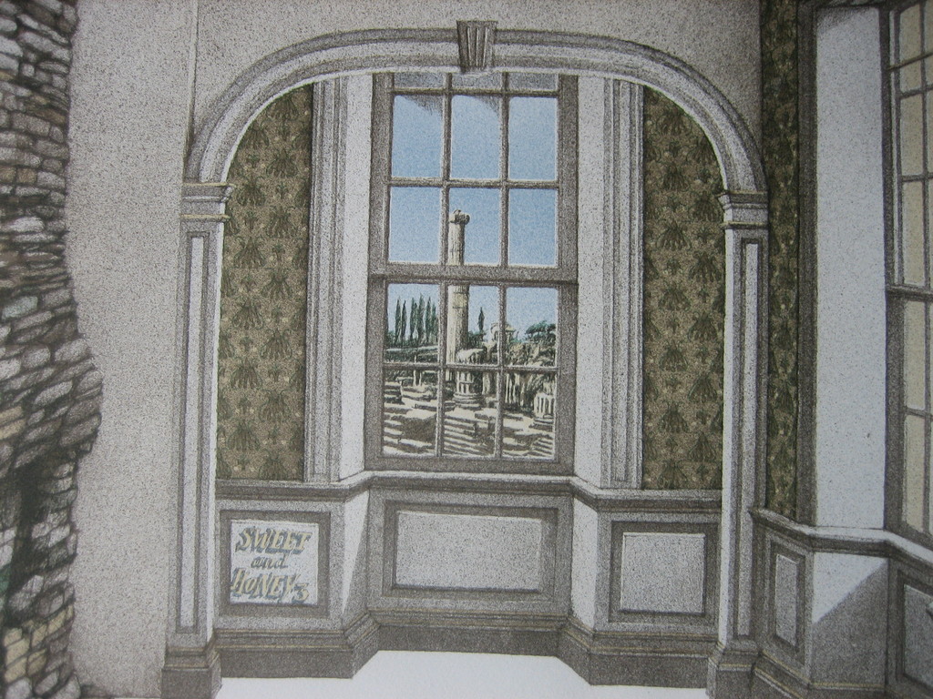 Bengt Böckman - "Sweet and honey, the study room" - Lithografie - Handgesigneerd kopen? Bied vanaf 1!