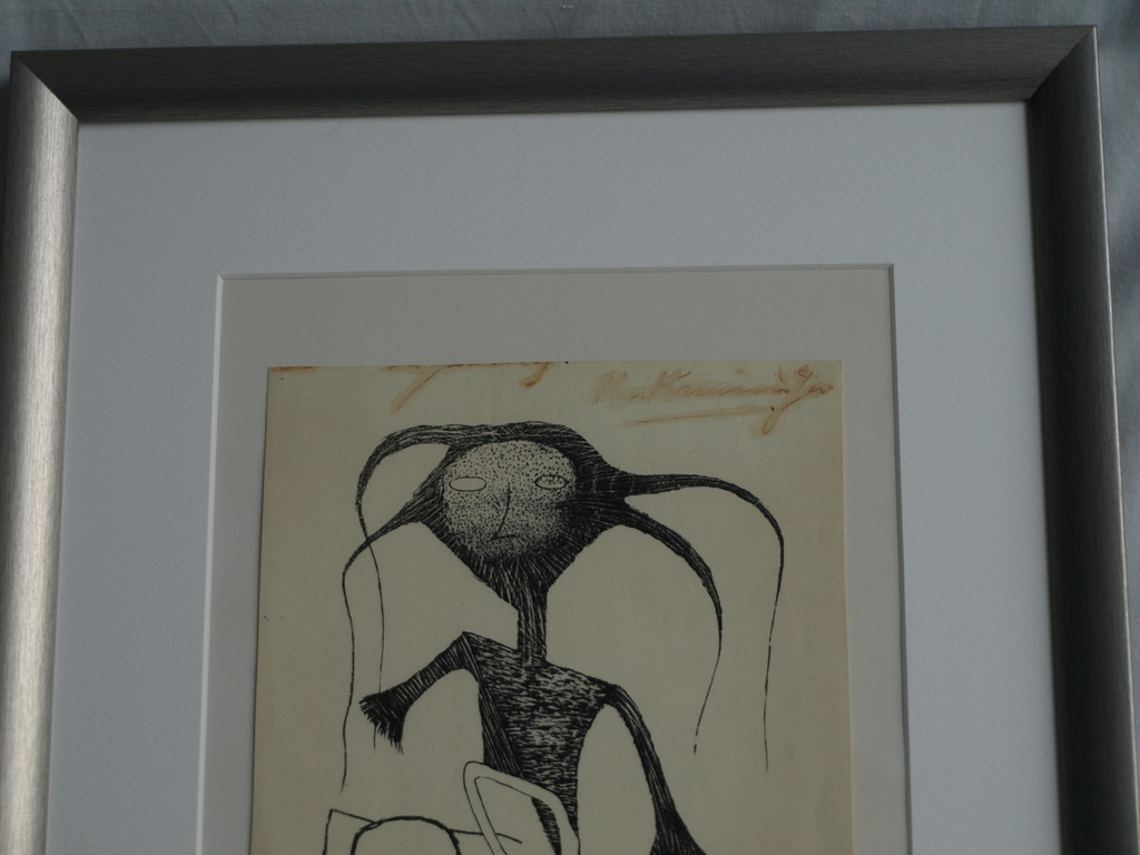 Harry van Kruiningen : Litho , zonder titel – gesigneerd & ingelijst  kopen? Bied vanaf 1!