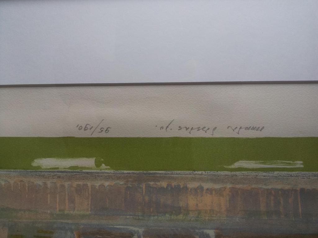 Martin Tissing 4 Kleuren Litho Hand met Landschap Ingelijst kopen? Bied vanaf 1!