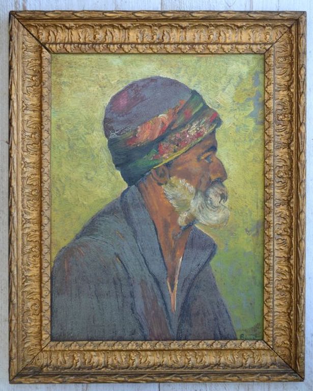 Onbekend, olieverf op paneel, 20ste eeuw, r.o. gesigneerd, portret donkere man kopen? Bied vanaf 1!