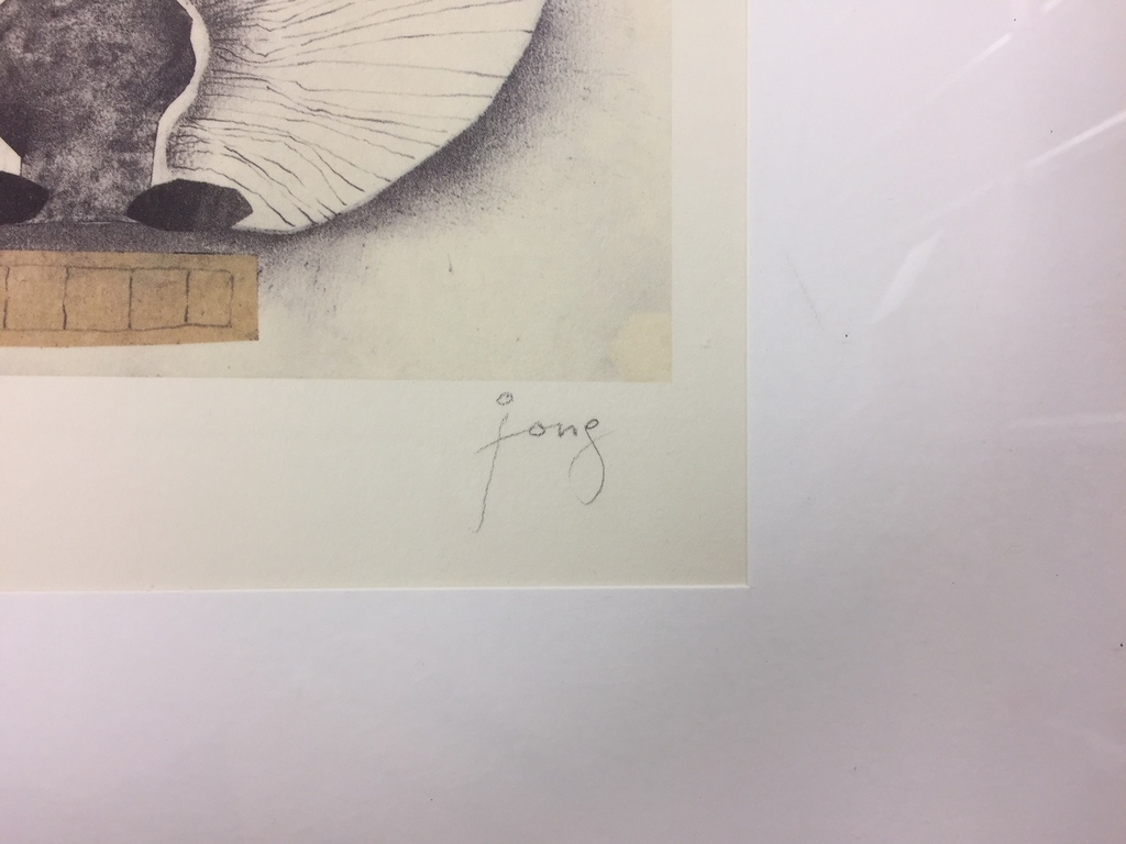 Onbekend gesigneerd: Offset, Zonder titel - Ingelijst kopen? Bied vanaf 1!