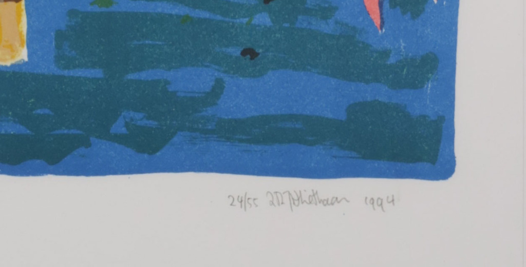 Dorian Hiethaar: Litho, Uitkijktoren - Ingelijst kopen? Bied vanaf 1!