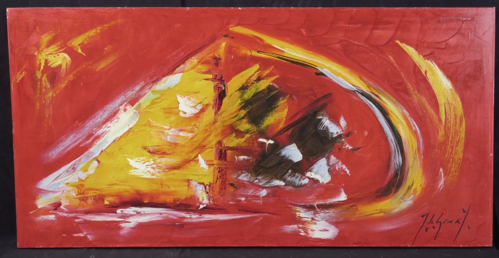 Jochem de Graaf: Olieverf op doek, Vuurdoop (groot) kopen? Bied vanaf 1!