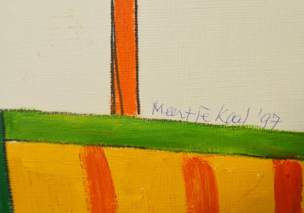 Lot met 3x olieverf op stevig papier van Meertje Kaal kopen? Bied vanaf 1!