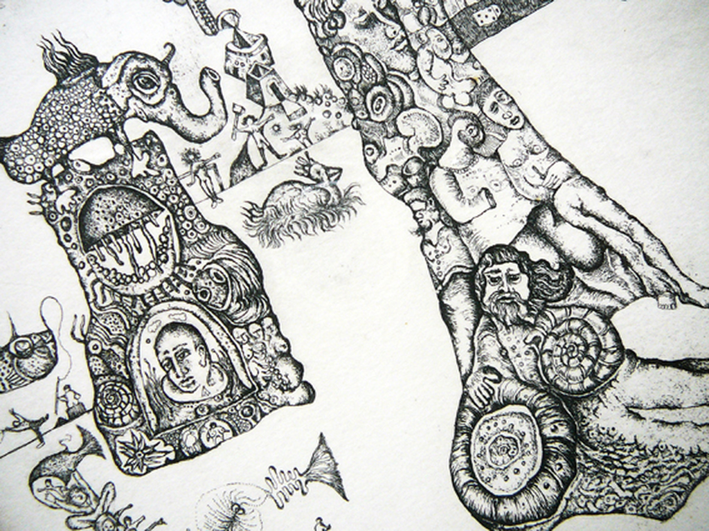 Ab Steenvoorden: 'Het Nijlpaard' -ets 1972-  kopen? Bied vanaf 35!