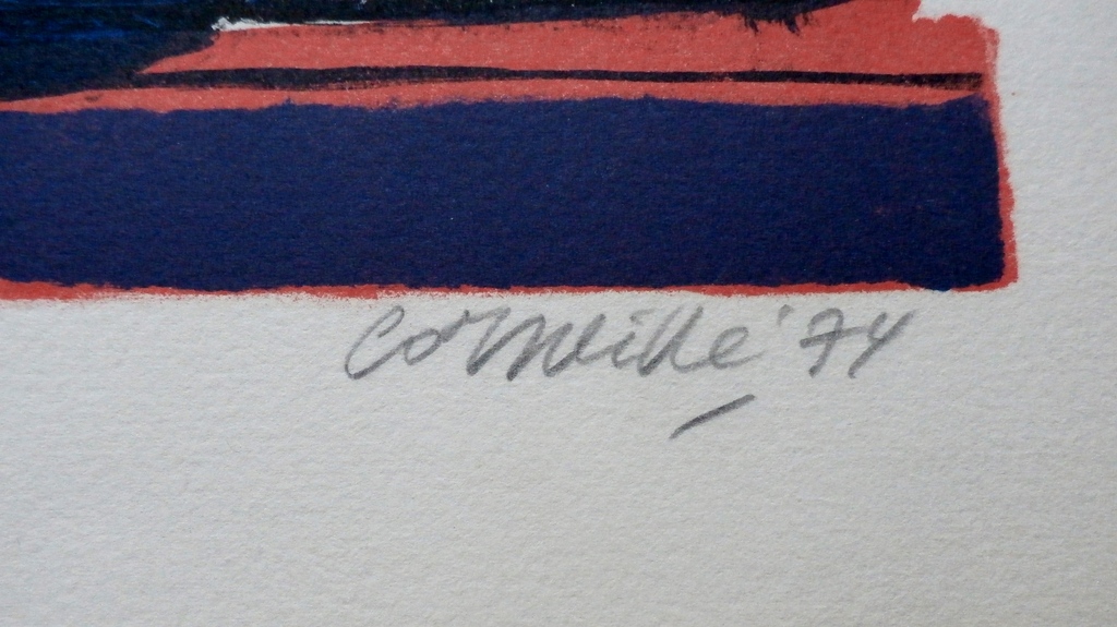 Corneille - Litho: L'oiseau ivre de liberté - 1974 kopen? Bied vanaf 350!