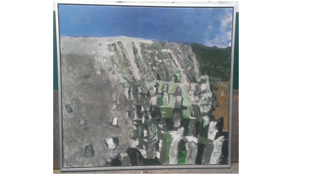 Jaap Ploos van Amstel, olieverfschilderij Carnac alignements kopen? Bied vanaf 400!