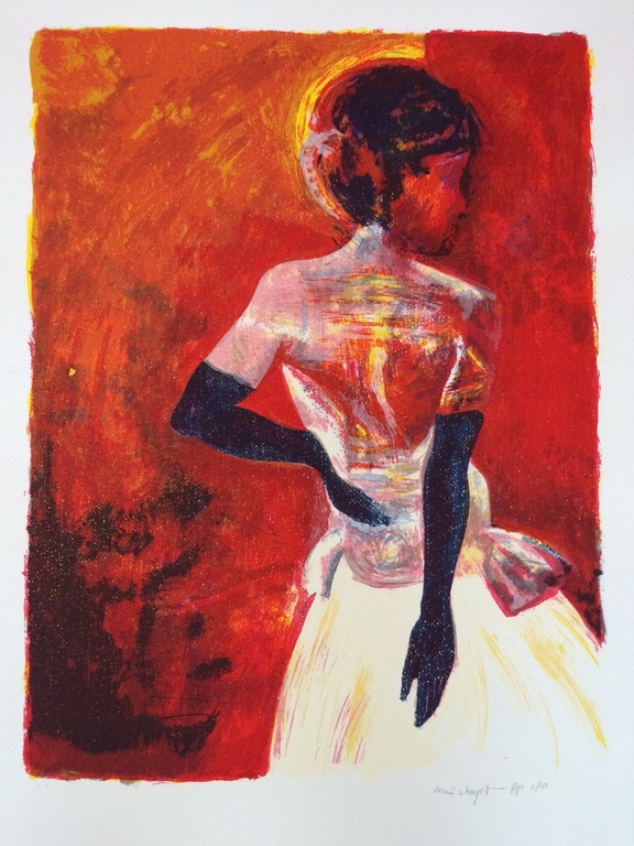 Corrie van Heyst: zeefdruk " vrouw " kopen? Bied vanaf 50!