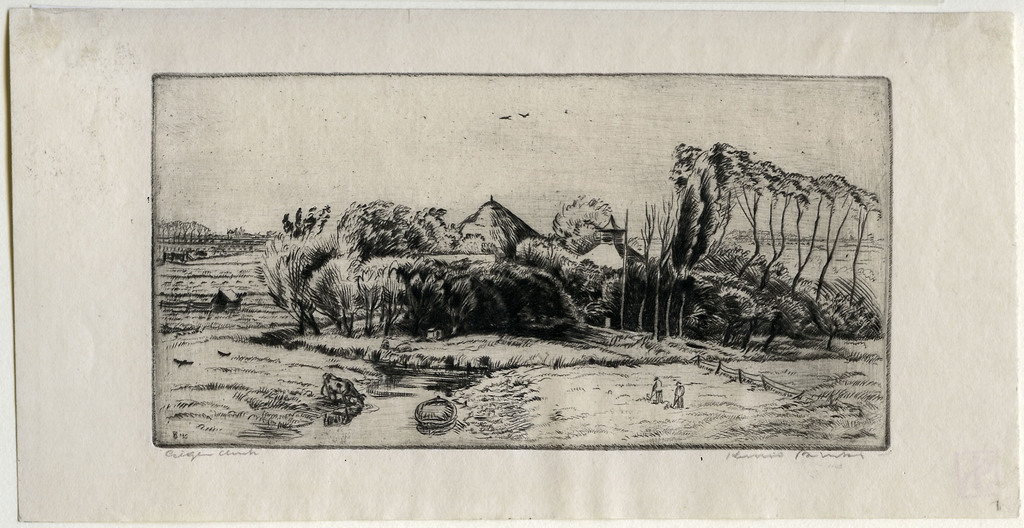 Kuno Brinks - Boerderij , 1935 - Drogenaald kopen? Bied vanaf 80!