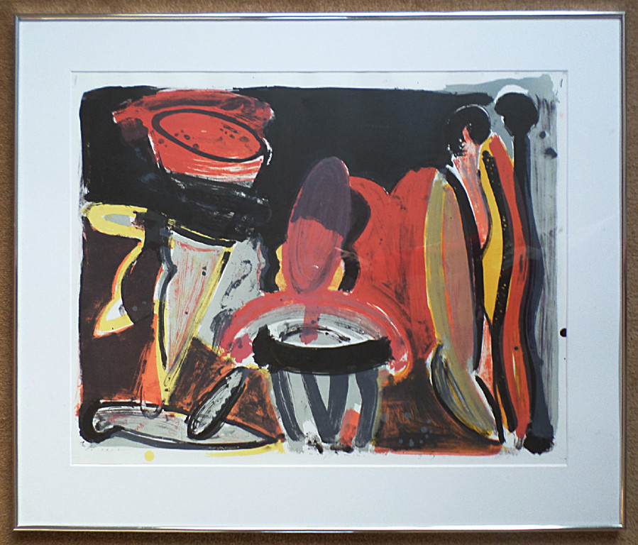 Piet Warffemius - De reis, zeefdruk (mooi ingelijst, groot) kopen? Bied vanaf 75!