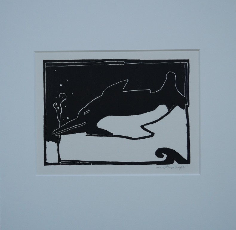 Huibert van Dorp - gesigneerde zeefdruk - 5 ex. kopen? Bied vanaf 18!