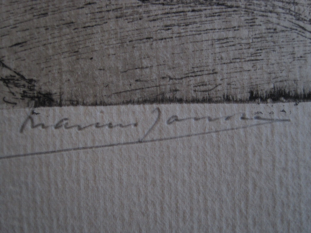 Sfeervolle gesigneerde ets "Amsterdam de Bijlsteeg" van Marius Janssen 1887-1957 kopen? Bied vanaf 1!