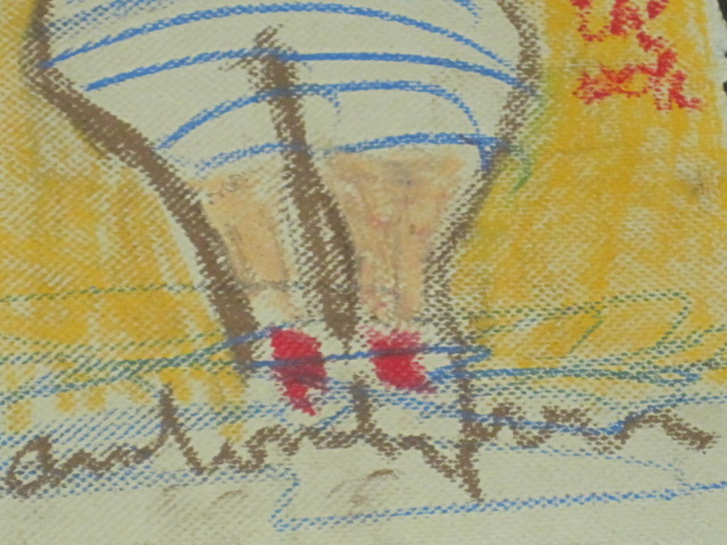 Anton Heyboer - originele pastel "Dan blijf ik ook !" gesigneerd ca. 1970  kopen? Bied vanaf 1!