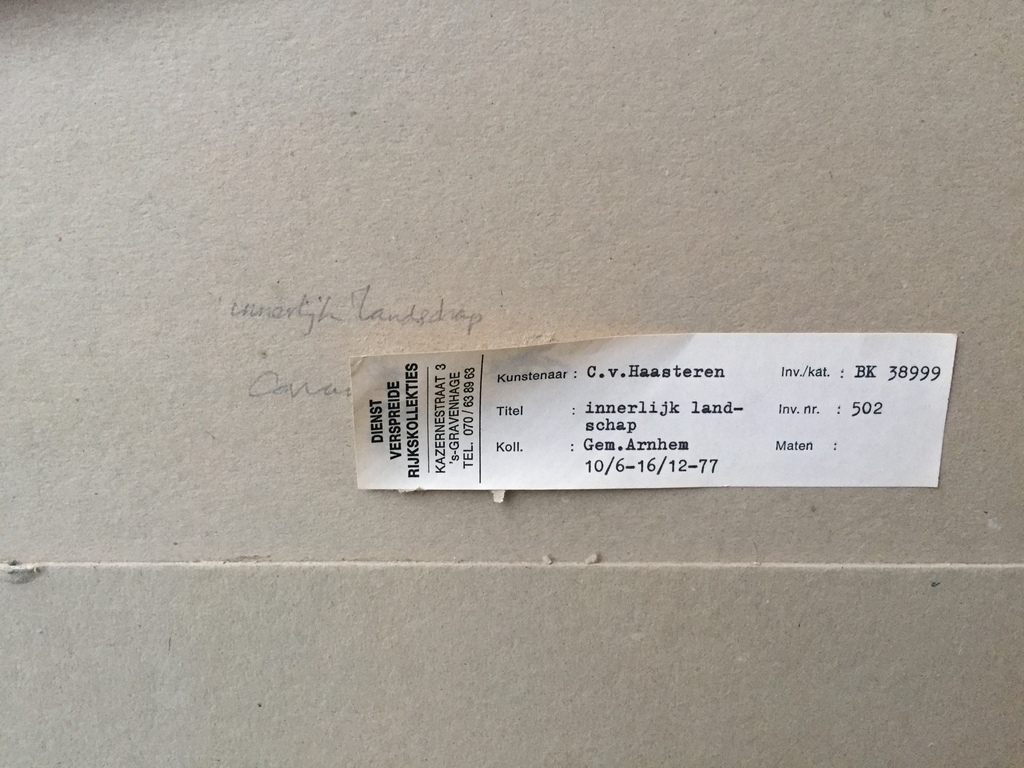 Cor van Haasteren - Ets 7/15 (28 x 22 cm) 1976 - Innerlijk Landschap kopen? Bied vanaf 1!