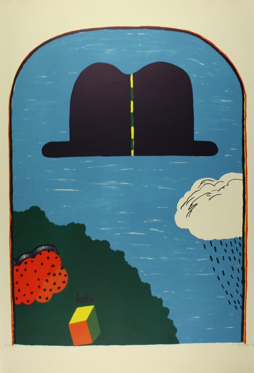 Reinier Lucassen, Litho, 1968 verkocht voor € 100!