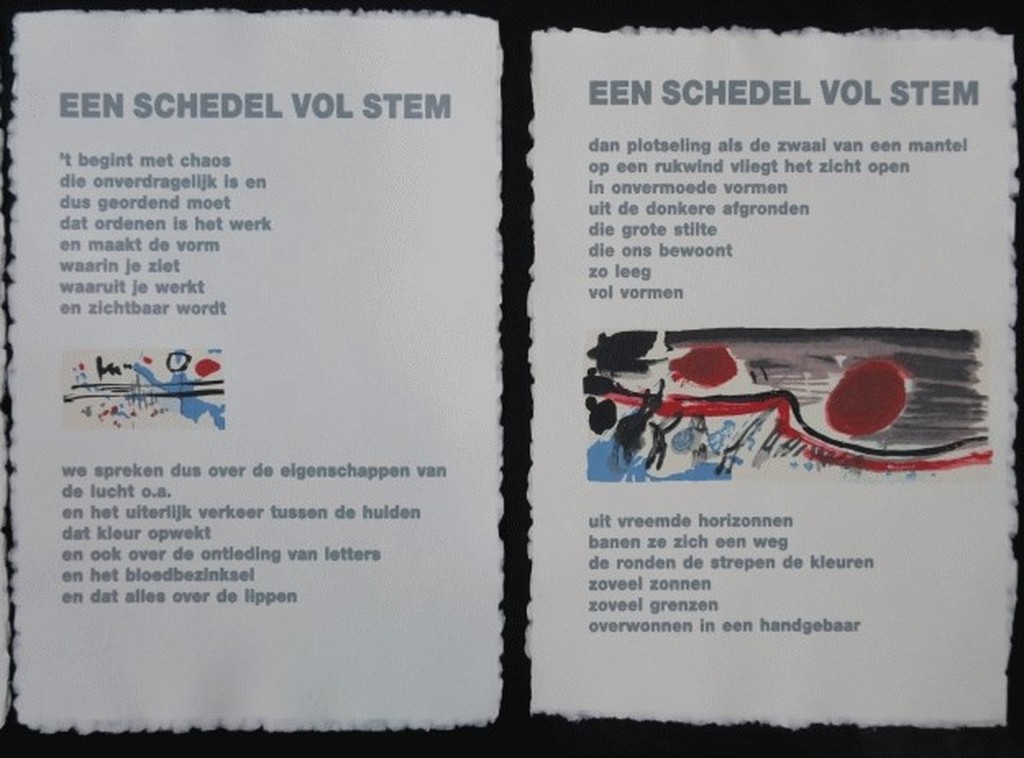 Corneille: Map met gedichten van Bert Schierbeek, Een schedel vol stem kopen? Bied vanaf 1!