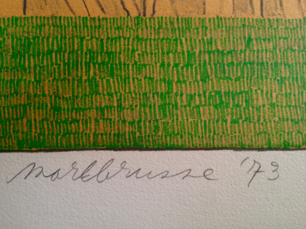 Mark Brusse, kleuren litho, "Targot", prent 190, 1974 kopen? Bied vanaf 45!