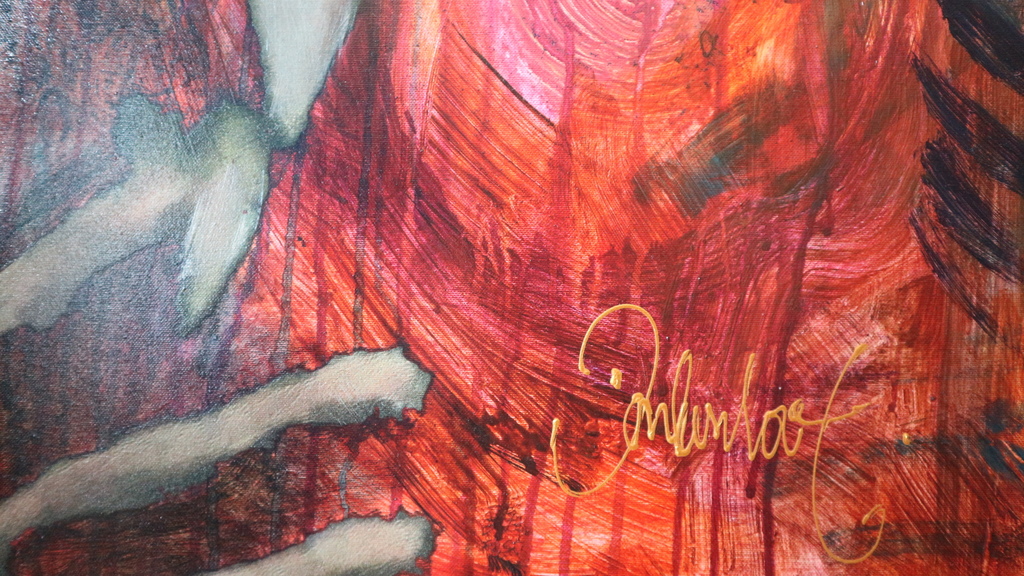 Peter Donkersloot - The Godfather Acryl- en olieverf op linnen - gesigneerd  kopen? Bied vanaf 495!