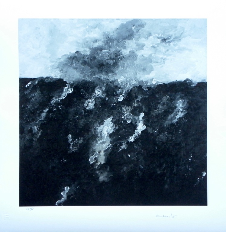 'Landschaft' - Giclee - Gesigneerd en Genummerd met de hand - 2016 verkocht voor € 125!