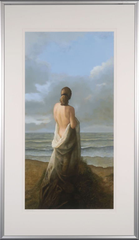 Fred de Heij: Giclee, Strand - Ingelijst kopen? Bied vanaf 50!