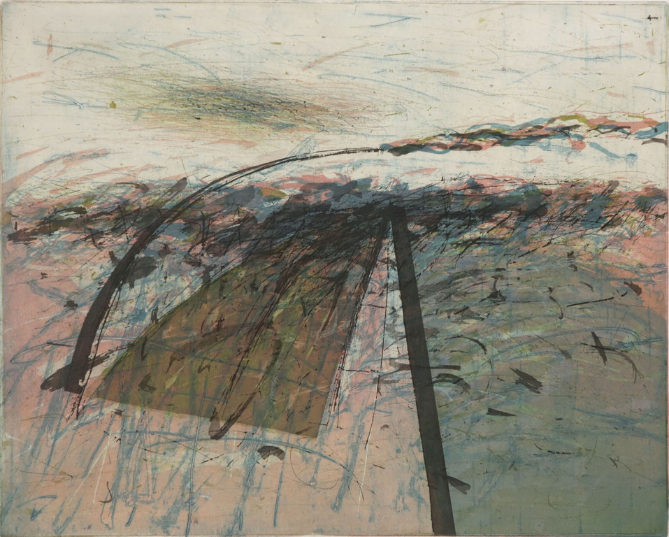 Hans Vredegoor: Ets en aquatint, Zeelandschap kopen? Bied vanaf 1!