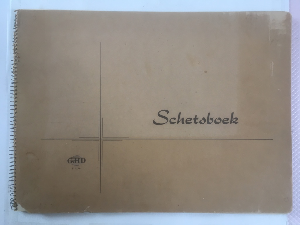 Onbekende kunstenaar -  Schets potlood op papier - 2 x naakt kopen? Bied vanaf 1!