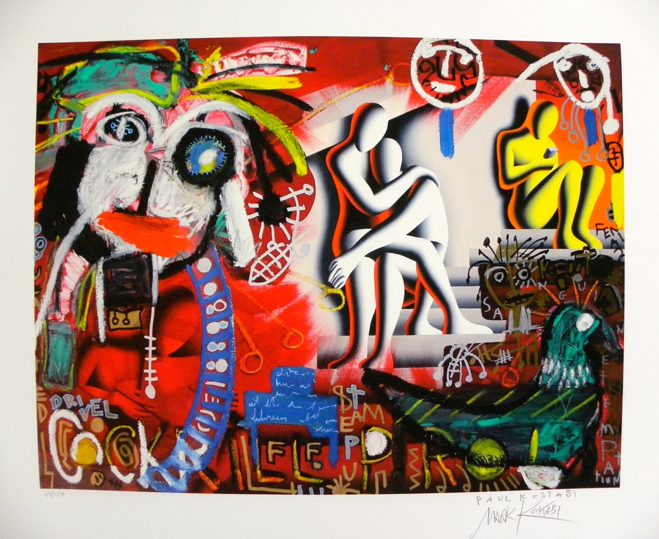 Mark & Paul Kostabi - 'One step beyond' - 50 ex. - 2013 kopen? Bied vanaf 250!