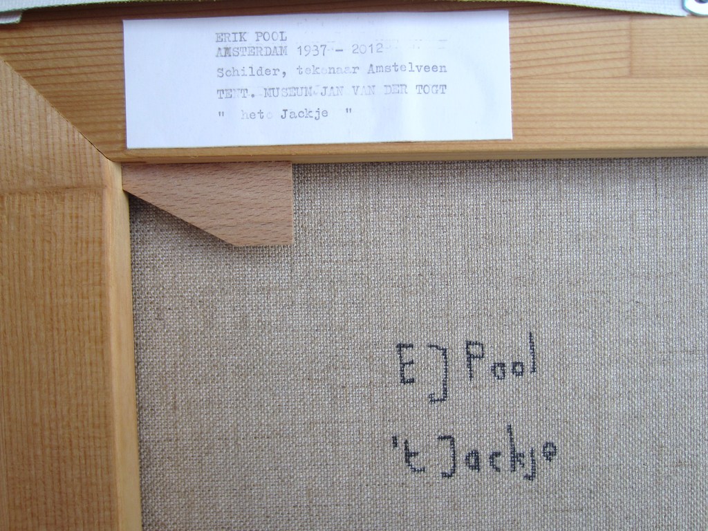 Eric Pool (1937-2012) - Amstelveen - Acryl - Het Jackje kopen? Bied vanaf 125!