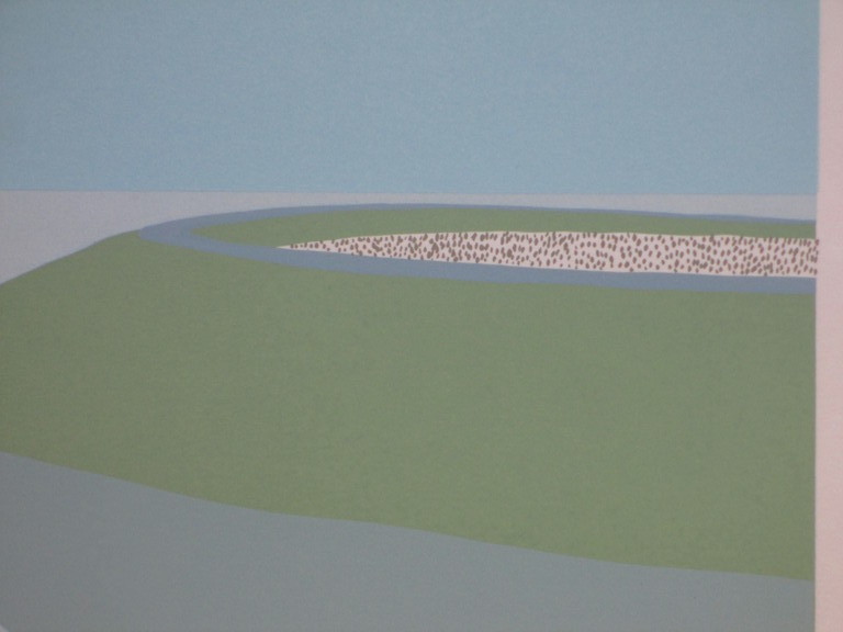 Doris Groeneveld, Westfries Landschap, Zeefdruk kopen? Bied vanaf 35!