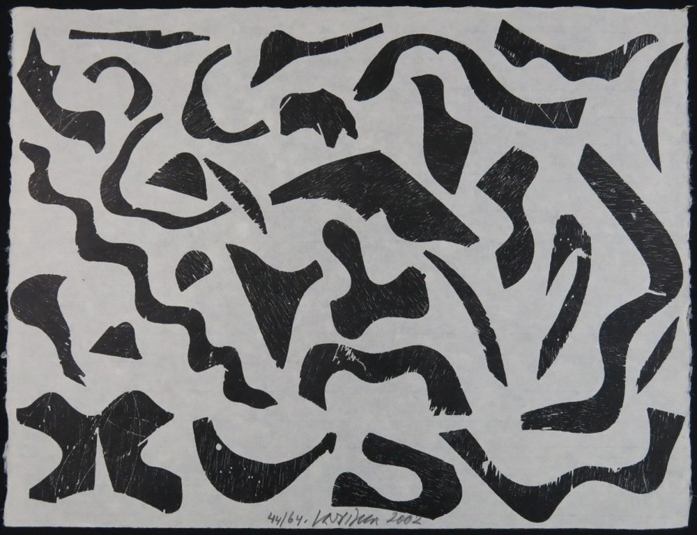 Carel Visser: Houtsnede op Rijstpapier, Zwart kopen? Bied vanaf 100!