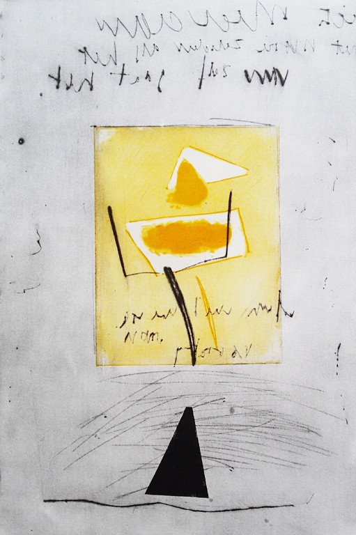 Anneke van der Mandele - Anneke van der Mandele - Broken table, aquatint ets kopen? Bied vanaf 30!