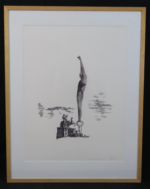 Tinca Veerman: Zeefdruk, Olympisch momentum - Ingelijst kopen? Bied vanaf 1!