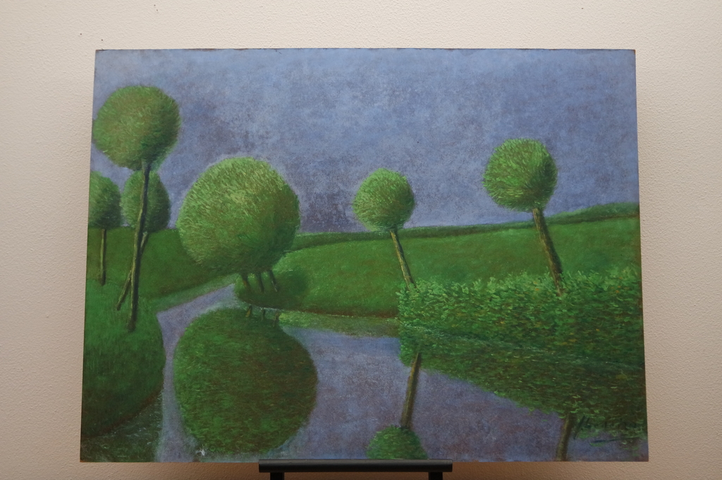 Johannes (Jo) Lodeizen (1892-1980) - olieverf op board - landschap (II) kopen? Bied vanaf 215!