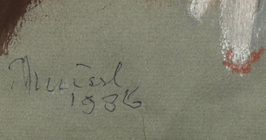 Simon Nuissl: Krijt op papier, Zonder titel kopen? Bied vanaf 1!