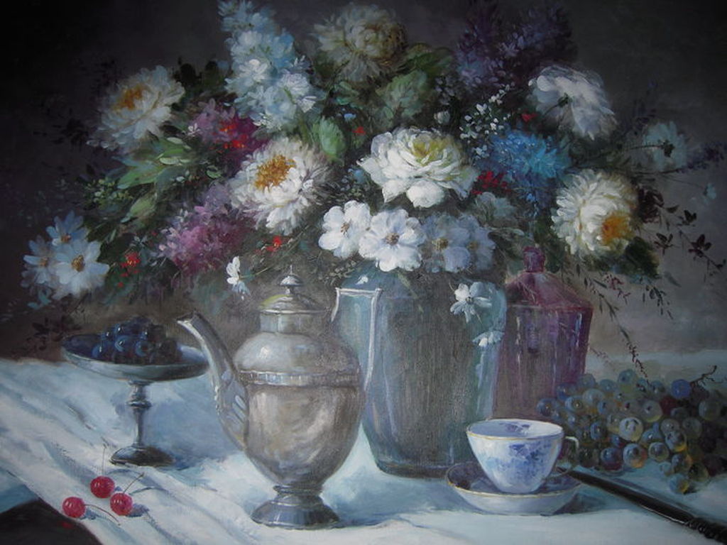 Bloemstilleven kopen? Bied vanaf 200!