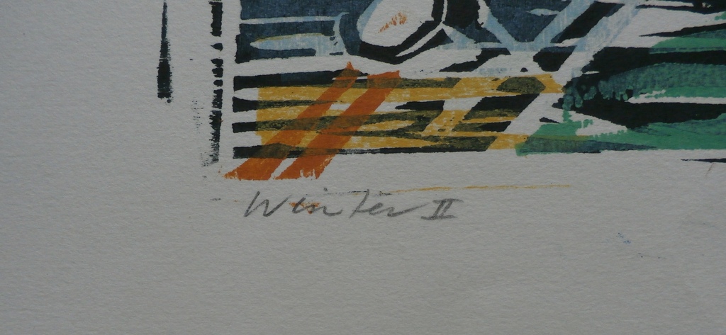 Luuk Scholten - Houtsnede - Winter II kopen? Bied vanaf 45!